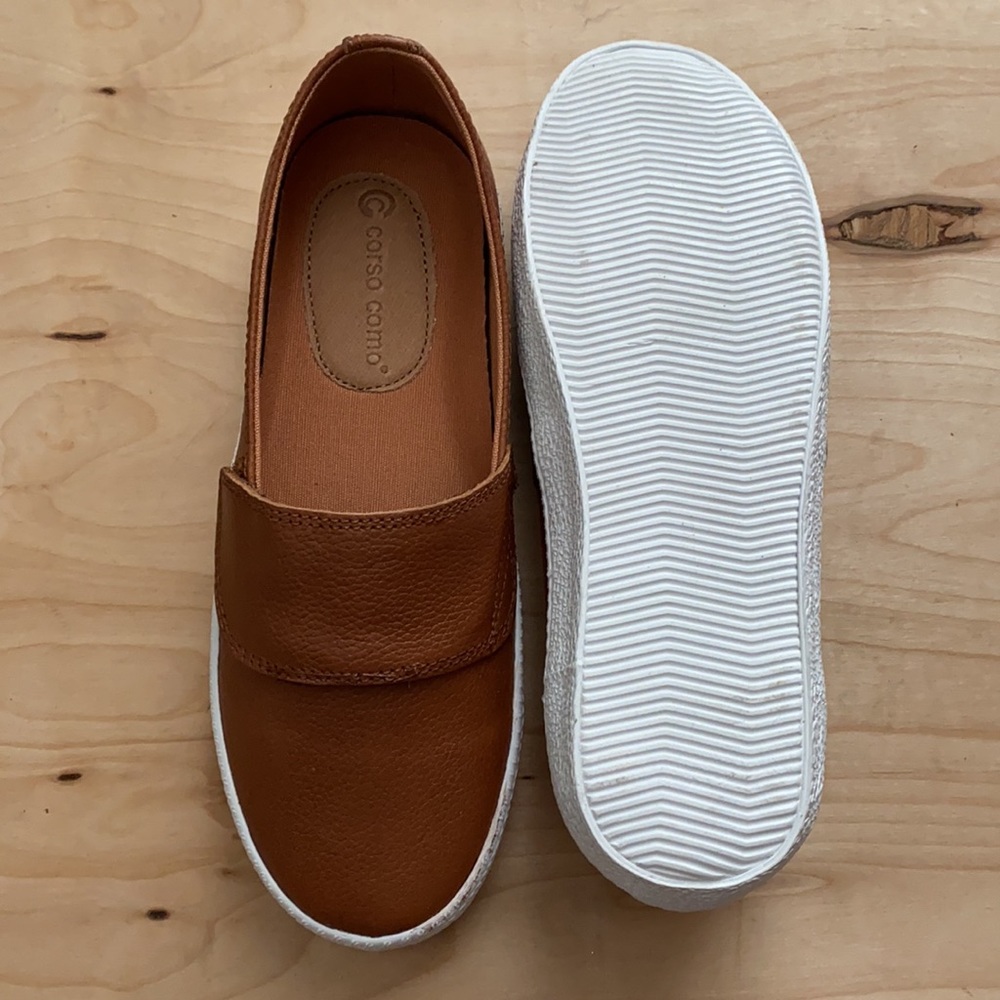 Cognac Leather Sneaker - Picture 7 of 11